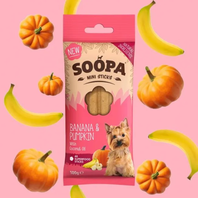 Soopa MINI Dentals BANANÓW & DYNIA 