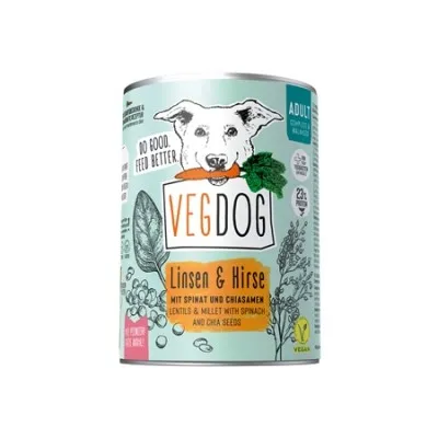 Vegdog ADULT Soczewki i proso
