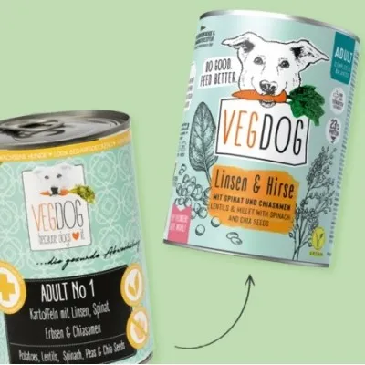 Vegdog ADULT Soczewki i proso